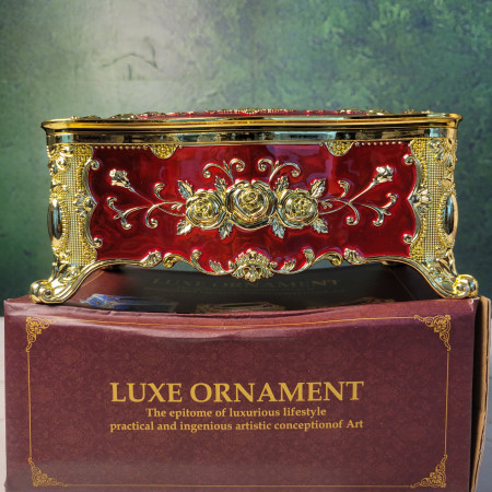 Premium Tissue box holder -Red colo