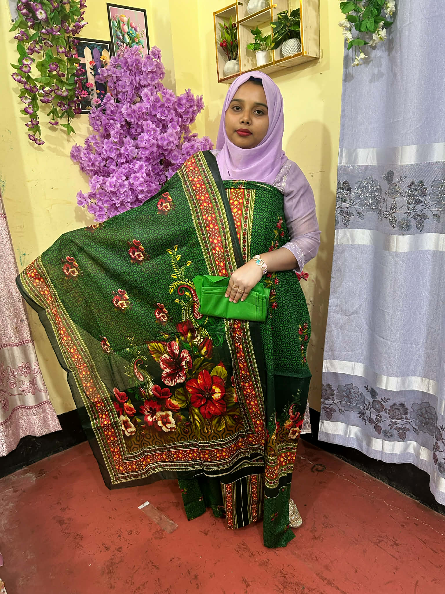 🌸জমজম সুইস কটন থ্রি পিস – আরাম, স্টাইল ও এলিগেন্সের পারফেক্ট কম্বিনেশন 🌸