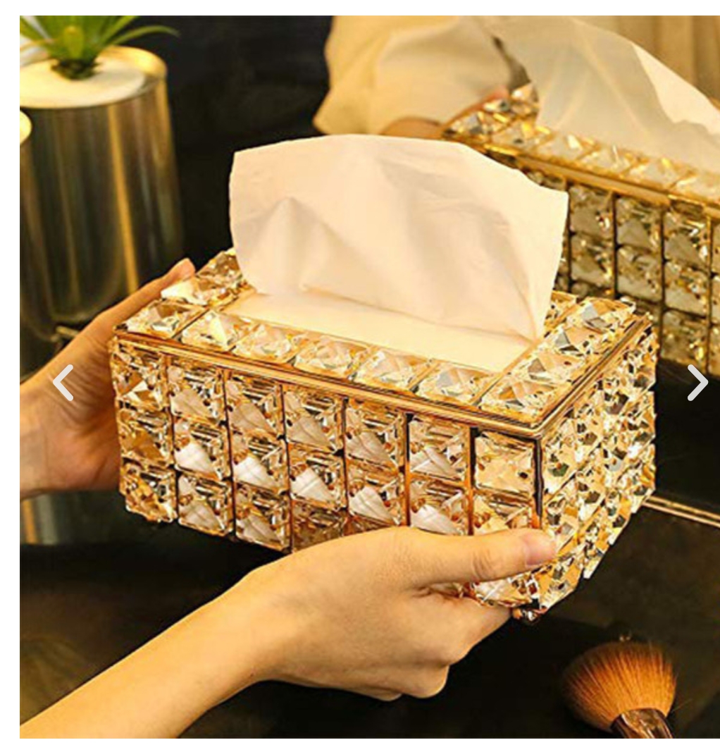 Crystal Tissue Box